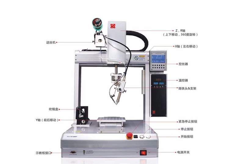 四轴自动化焊锡机 LN-H3300R